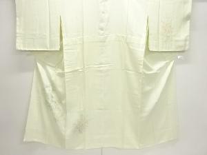 未使用品　花模様単衣長襦袢